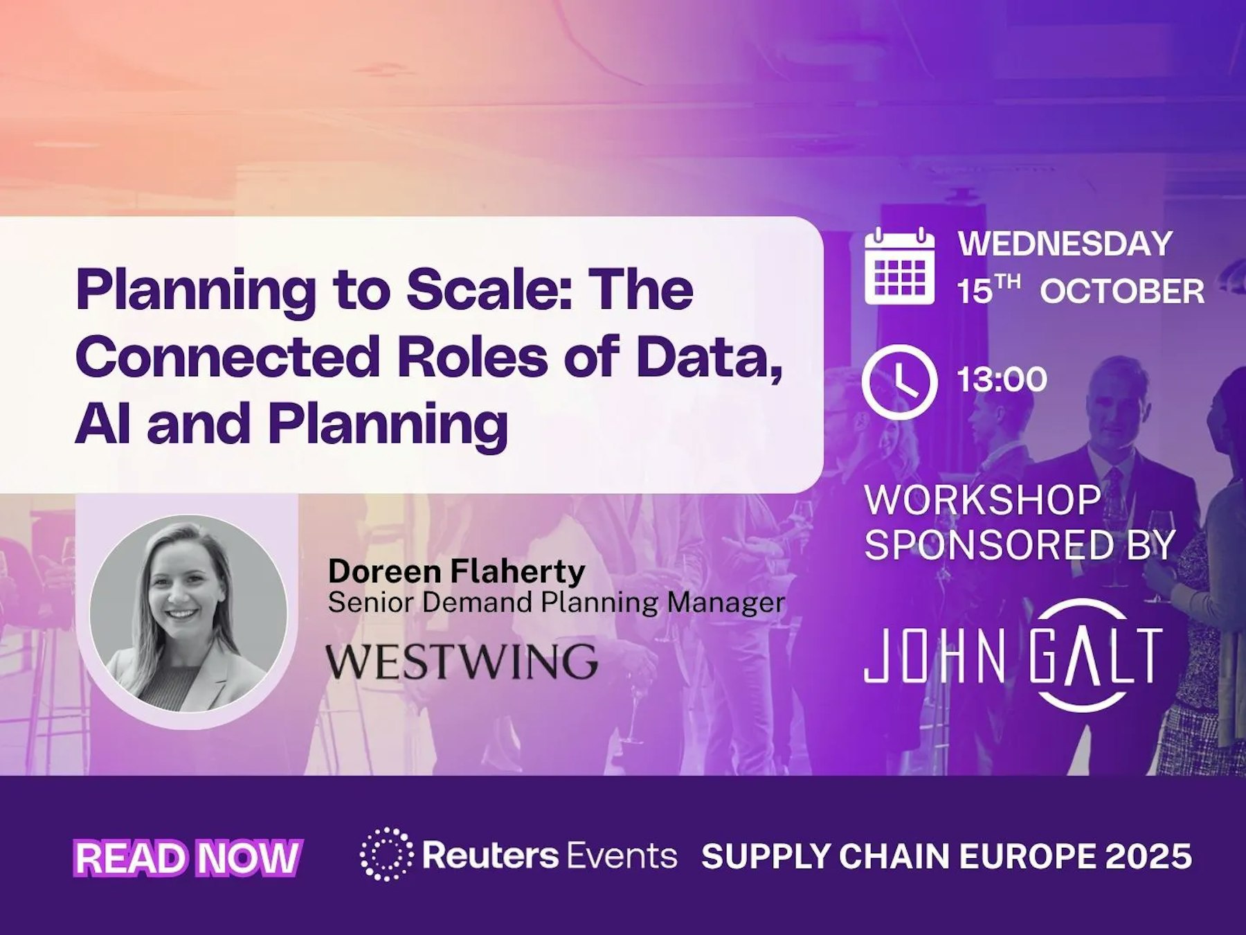 Westwing Host Workshop to Connect Data, AI and Planning at Reuters Supply Chain Europe 2025 Thumbnail